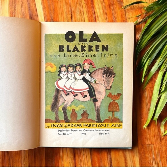 VINTAGE 1936 Ola and Blakken by Ingri & Edgar Parin d’Aulaire - Doubleday - Picture 11 of 14